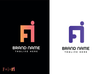 Monogram Business Branding Logo