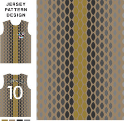 Abstract elips concept vector jersey pattern template for printing or sublimation sports uniforms football volleyball basketball e-sports cycling and fishing Free Vector.