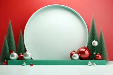 Product Display, Merry Christmas Background