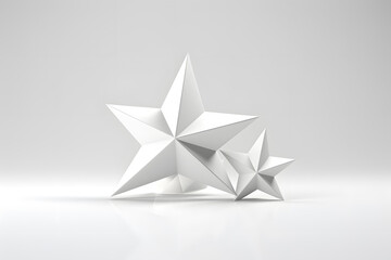 3d rendering of snowflakes, silver, white, christmas, festive, party, seasonal, holiday 