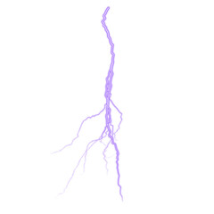 Lightnings, thunderbolt strikes during storm at night.  electric impact, sparking discharge