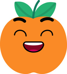 Apricot Face Smile Open Mouth