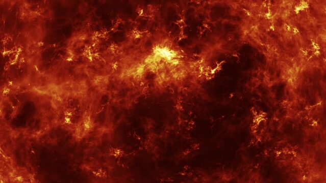 Solar plasma. Fire energy. Fiery background