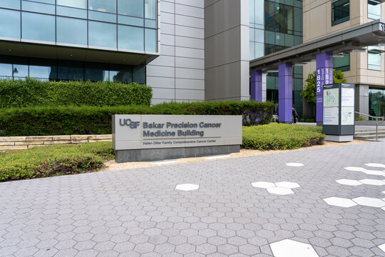 

UCSF Medical Center at Mission Bay in San Francisco, California, June 6, 2023. UCSF Medical Center at Mission Bay is an innovative 289-bed complex featuring three separate hospitals. 
