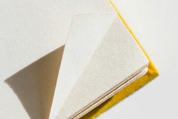 Book page with bookmark