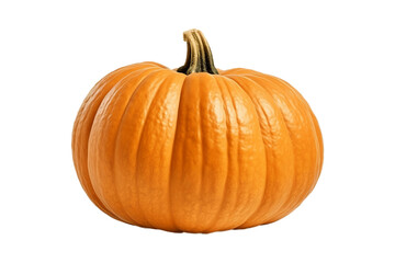 Pumpkin on transparent background, ripe, fresh vegetable - Generative AI