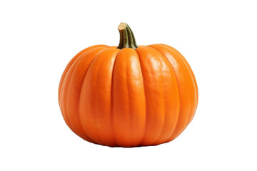 Obraz premium Pumpkin on transparent background, ripe, fresh vegetable - Generative AI