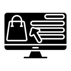 ECommerce Screen Icon