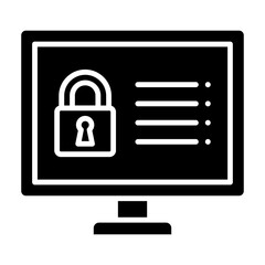 Computer Security Icon