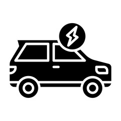 Electric Car Icon