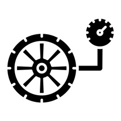 Obraz premium Tyre Pressure Icon