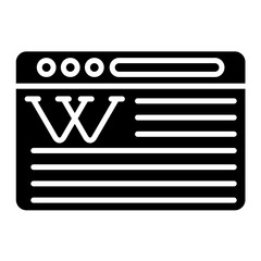 Wikipedia Icon