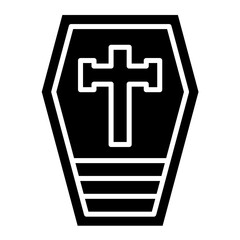 Obraz premium Coffin Icon