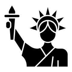 Fototapeta na wymiar Statue of Liberty Icon