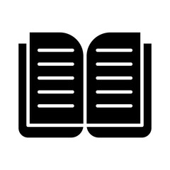 Fototapeta premium Open Book Icon