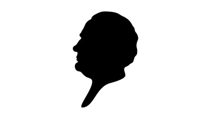 Enrico Caruso silhouette