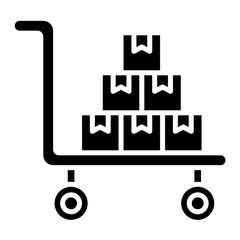 Obraz premium Trolley Icon