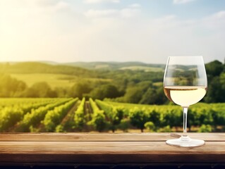 Sinnesfreuden: Weißwein genießen inmitten des Weinbergs