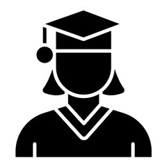 Female Graduate Icon