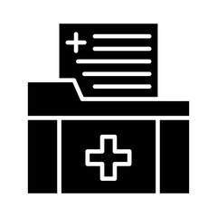 Obraz premium Medical File Icon