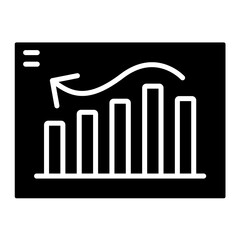 Bell Shaped Graph Icon