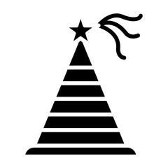 Fototapeta premium Party Hat Icon