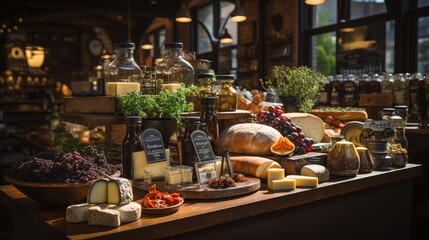 A Gastronomic Wonderland: Exploring the Gourmet Market. Generative AI