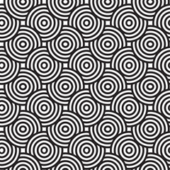 Spirals pattern black spiral geometric seamless pattern background Use for fabric, textile, cover, wrapping, decoration elements.