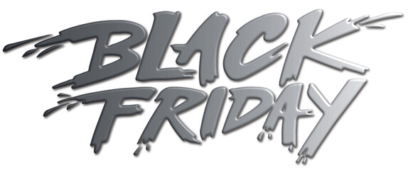 Black friday 3d text vector eps
