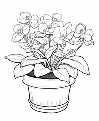 flowers in a pot