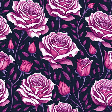 Rosy Whispers: A Pink Garden Tale