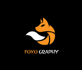 fox shape logo design for your business or company