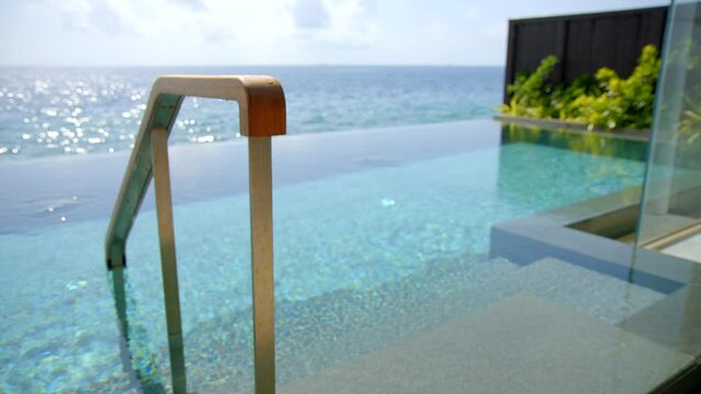 Luxury vacation villa view of ocean