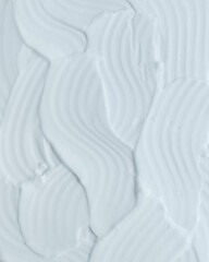 Beauty cream texture. Blue lotion, moisturizer, skin care cosmetic product smear background