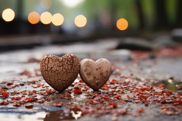 Fototapeta premium Love - a picture that symbolically depicts the theme of Love