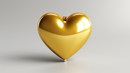 Loving_Heart_made_of_gold - a picture that symbolically depicts the theme of Love