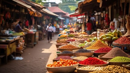 Asian open marketplace.
