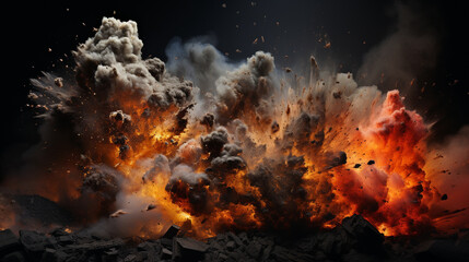 Striking Visuals of a Coal Explosion during Extraction 