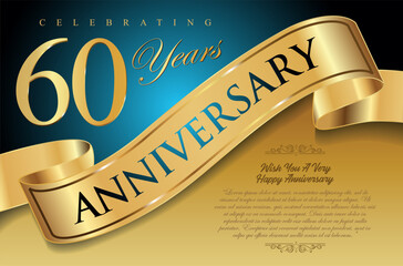 Golden Anniversary certificate or background vector illustration 
