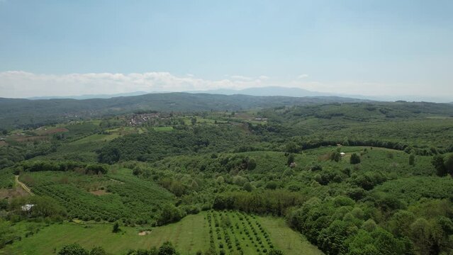 farmland near village