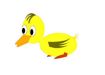 duck, bird, cartoon, vector, yellow, animal, chicken, illustration, duckling, chick, easter, cute, funny, fun, nature, beak, farm, rubber, toy, icon
