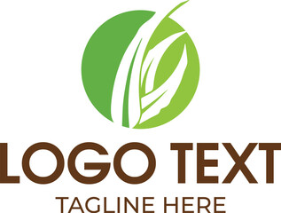 Aloe vera leaf logo design