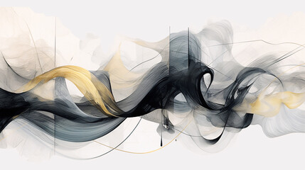 Dimensional Serenade: Embark on an Enchanting Journey into Ultra-Fine Intricacy - 3D Lines, Whirling Shapes, & Captivating Colors Unveil a Spellbinding Abstractia of Artistic Brilliance, Generative AI