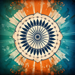 Tryst with Destiny: India's Independence Day Background Design