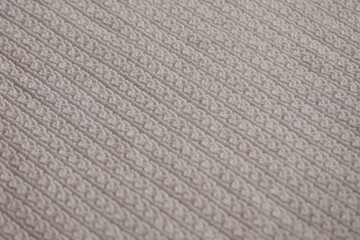 White knitting pattern background