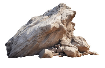 Heavy reef rock landscape isolate backgrounds 3d illustrations png,Generative AI	
