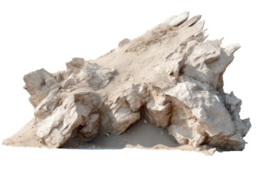 Heavy reef rock landscape isolate backgrounds 3d illustrations png,Generative AI	