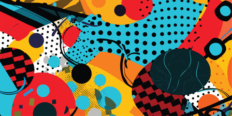 VIntage retro comics boom explosion crash bang cover book design with light and dots. Can be used for decoration or graphics. Graphic Art. Vector. Illustration © Graphic Warrior