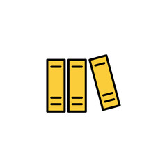 Library icon vector for web and mobile app. education sign and symbol