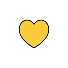 Love icon vector for web and mobile app. Heart sign and symbol. Like icon vector.